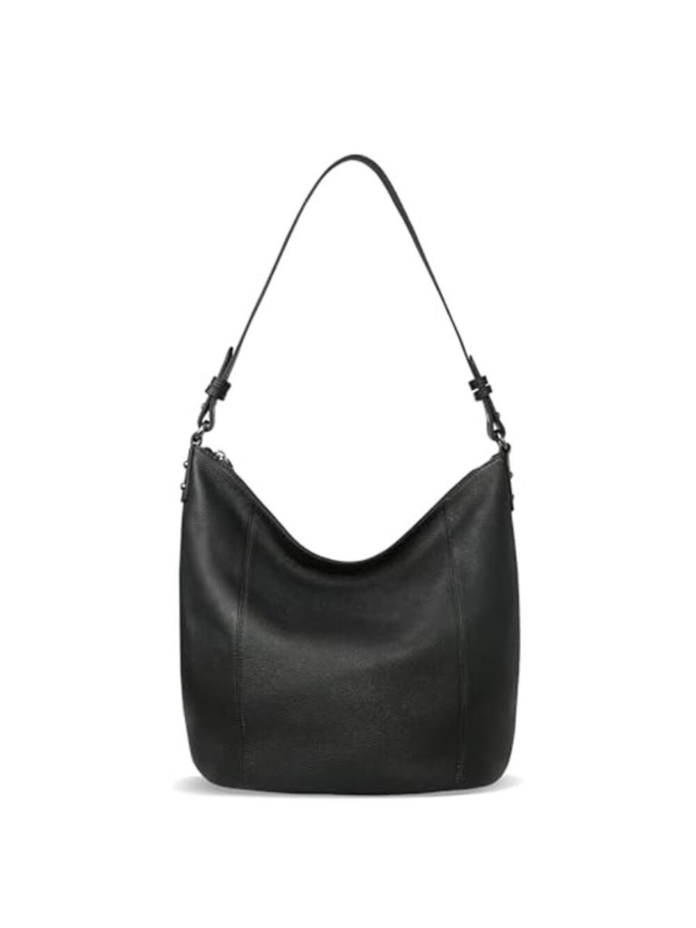 Black Leather Hobo Bag Women Large Shoulder Crossbody Tote Purse Work Bag